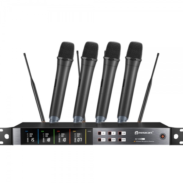 Relacart EZ.Mi4 Four-Channel True Diversity Wireless Microphone System